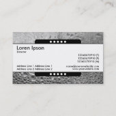 Midden band 5 spots - Koel water Visitekaartje (Achterkant)