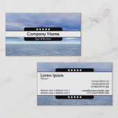 Midden band 5 Spots - Zee en Sky Visitekaartje (Voorkant / Achterkant)