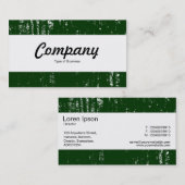 Midden band - Donkere Bossen HC - Dk Forest Green Visitekaartje (Voorkant / Achterkant)