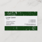 Midden band - Donkere Bossen HC - Dk Forest Green Visitekaartje (Achterkant)