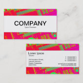 Midden band (geseded) - Abstracte kringloop Visitekaartje (Voorkant / Achterkant)