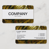 Midden band (gesneden) - Abstract vloeibaar goud Visitekaartje (Voorkant / Achterkant)