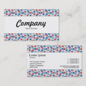 Midden band - Hexagon Patroon 05 Visitekaartje (Voorkant / Achterkant)