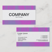 Midden band - Magenta en Blauwe Tex Visitekaartje (Voorkant / Achterkant)