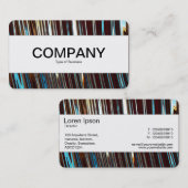 Midden band (rand) - Abstract metaal Visitekaartje (Voorkant / Achterkant)