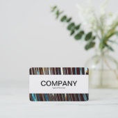 Midden band (rand) - Abstract metaal Visitekaartje (Staand voorkant)