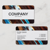 Midden band (rand) - Abstract metaal Visitekaartje (Voorkant / Achterkant)