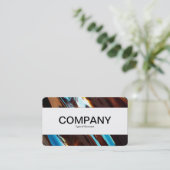 Midden band (rand) - Abstract metaal Visitekaartje (Staand voorkant)