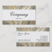 Midden band (rand) - Manuscript - Fractal vlam Visitekaartje (Voorkant / Achterkant)