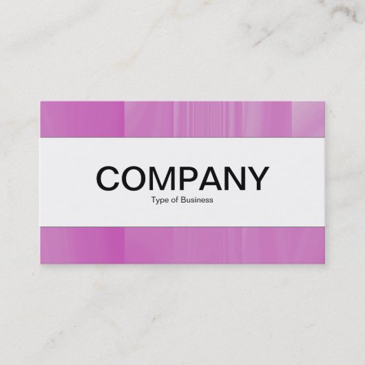 Midden band - Roos getinte glaswerken Visitekaartje (Voorkant)