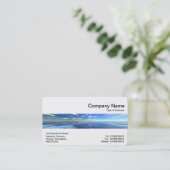 Midden-band - Zee en lucht Visitekaartje (Staand voorkant)