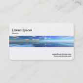 Midden-band - Zee en lucht Visitekaartje (Achterkant)