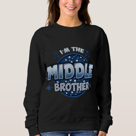 Midden Broer Siblings Middle Child Trui (Voorkant)