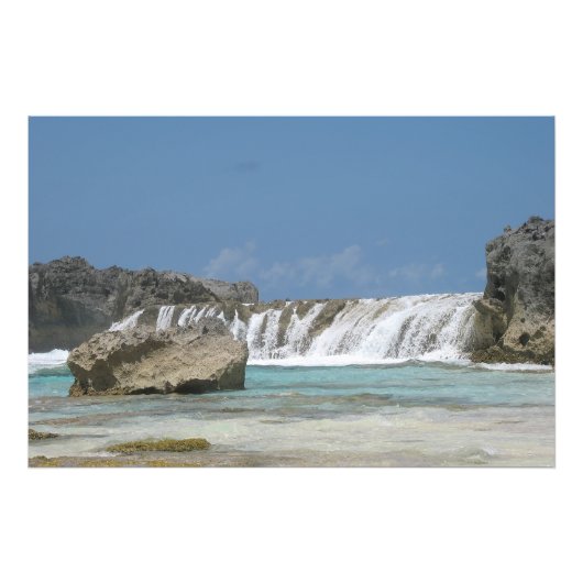 Midden Caicos Eiland Foto Afdruk (Voorkant)