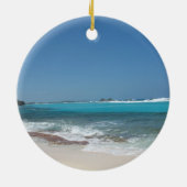 Midden-Caicoseilanden op de Turks- en Caicoseiland Keramisch Ornament (Achterkant)