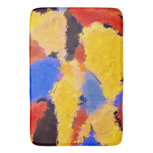 Midden-Centraal Abstract Badmat (Voorkant Verticaal)