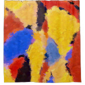 Midden-Centraal Abstract Douchegordijn (Voorkant)