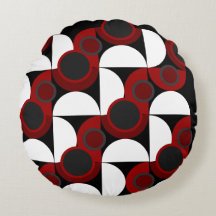 Midden-Centraal Modern rood, zwart en grijs