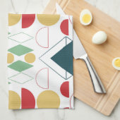 Midden-centraalmodus Geometrisch kleurrijk Theedoek (Quarter Fold)