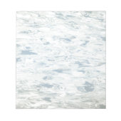  midden-century Blue Retro Kitchen Linoleum Notitieblok (Voorkant)