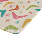 Midden-Century Boomerang met Retro starbursts Snijplank (Hoek)