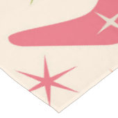Midden-Century Boomerang met Retro Starbursts Tafelkleed (Gekanteld)