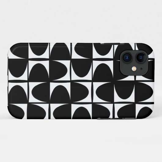 Midden-Century Brasilia Hoesje-Mate iPhone Case (Achterkant (horizontaal))