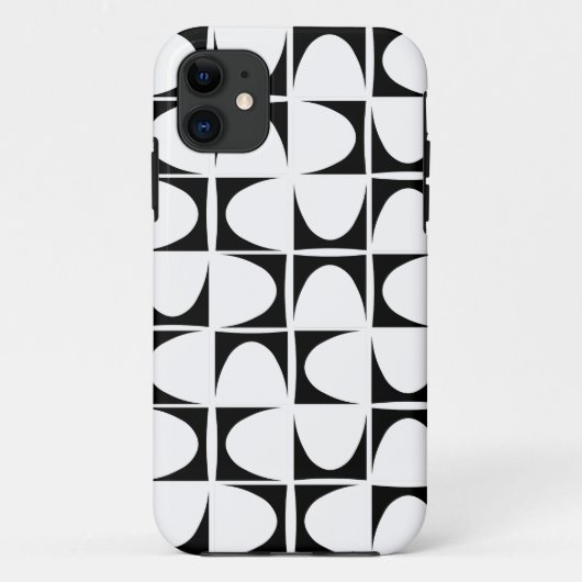Midden-Century Brasilia Hoesje-Mate iPhone Case (Achterkant)