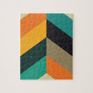 Midden-Century Chevron Legpuzzel