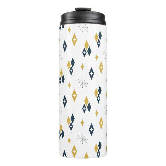 Midden-Century Diamonds Thermosbeker (Voorkant)