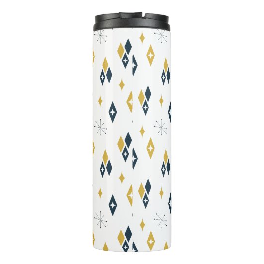 Midden-Century Diamonds Thermosbeker (Achterkant)