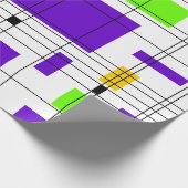 Midden-Century Mardi Gras Cadeaupapier (Hoek)