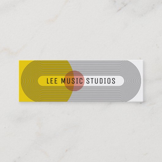 Midden-Century Mod Visitekaartje (Voorkant)