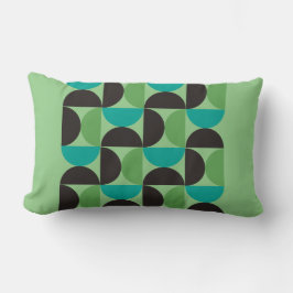 Midden-century Modern Brown green and turkooise Kussen