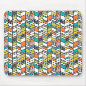 Midden-century Modern Herringbone Muismat (Voorkant)