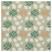 Midden-century Modern Retro Citrus Green Stof (Swatch)