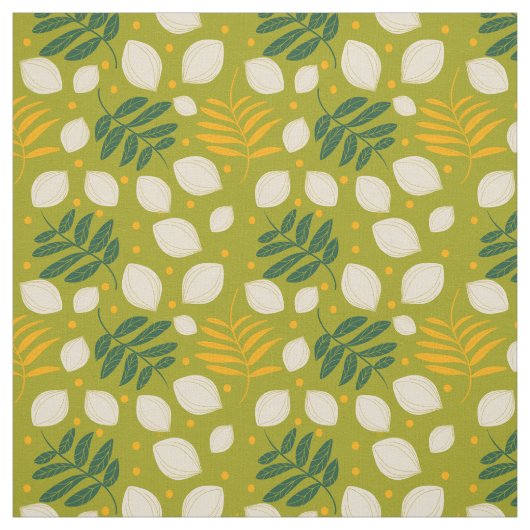 Midden-century Modern Retro Citrus Stof (Swatch)
