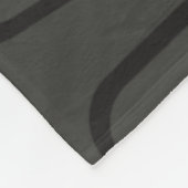 Midden-century Modern Verretted Squares Black Fleece Deken (Hoek)