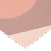 Midden-century Rock lagen zalmroze Tafelkleed (Gekanteld)