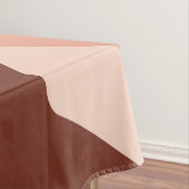 Midden-century Rock lagen zalmroze Tafelkleed (Voorbeeld)