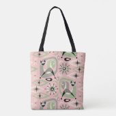 Midden-Century Siamese Cat Abstract Tote Bag (Achterkant)