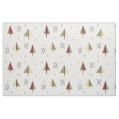 Midden-Century Snowy Forest Stof (Fat Quarter)
