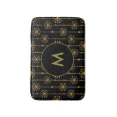 Midden-century Starburst Stripe Custom Colours SVG Badmat (Voorkant Verticaal)