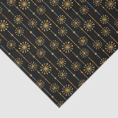 Midden-century Starburst Stripe Custom Colours SVG Tissuepapier (Detail)