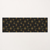 Midden-century Starburst Stripe Custom Colours SVG Yogamat (Achterkant (horizontaal))