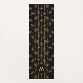Midden-century Starburst Stripe Custom Colours SVG Yogamat