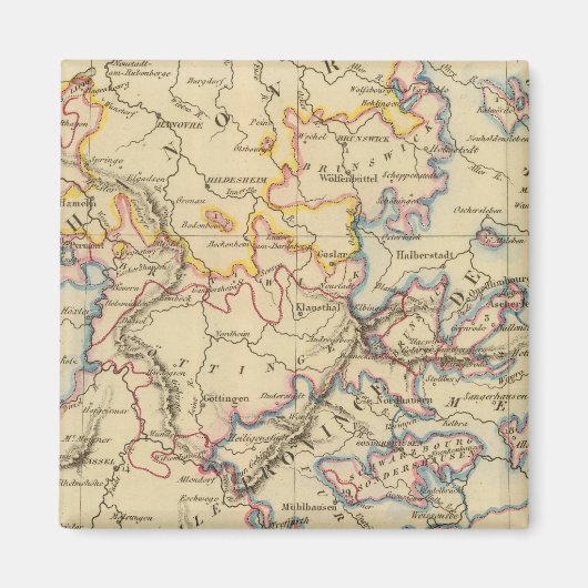 Midden-Duitsland Magneet (Voorkant)