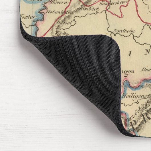 Midden-Duitsland Muismat (Hoek)