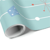 Midden-eeuw 1950 cadeaupapier (Rol Hoek)