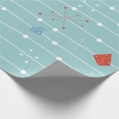 Midden-eeuw 1950 cadeaupapier (Hoek)